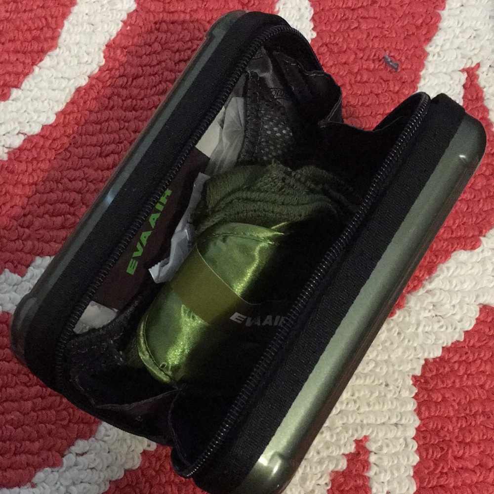 EVA Rimowa Case, silver green